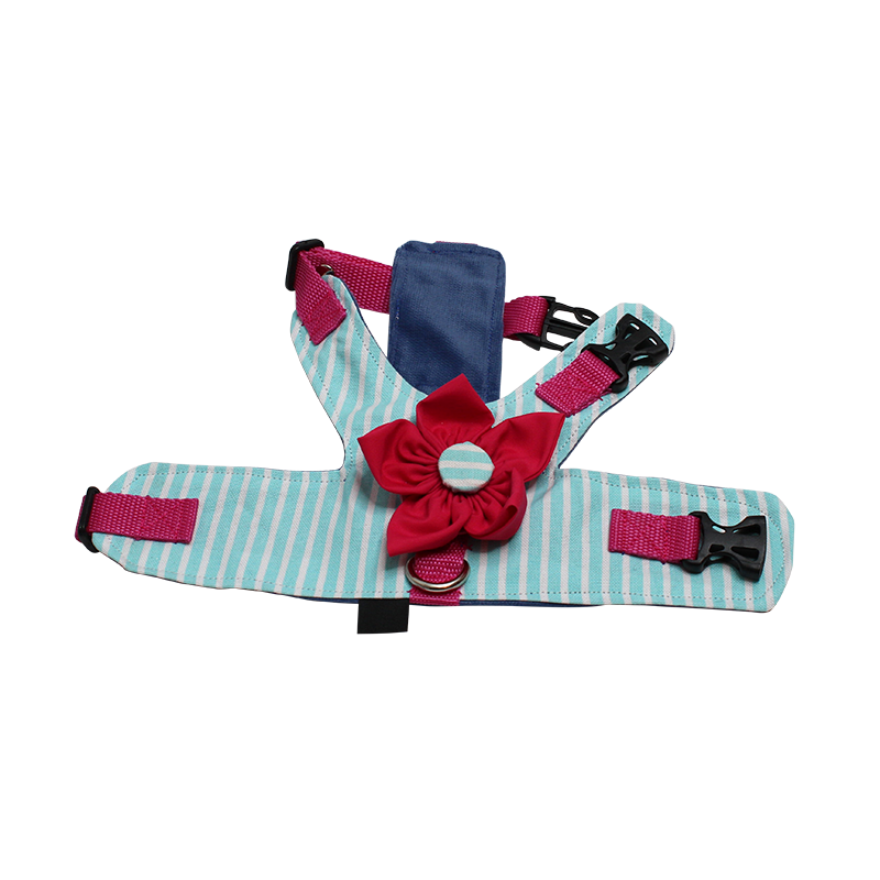 Velvety Dog Harness with Attachment