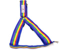 Pride Flag Rainbow Blue No-pull Harness - 1.5"