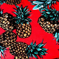 PAWjama - Pineapple Glory - Classic Fabric Paw-Shirt (Green Hoodie/V-Neck)