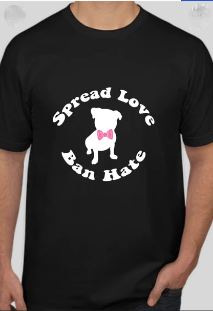 Human T-Shirt Spread Love Ban BSL Black