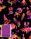 Voodoo Magic - PAWjama with Purple Neck & Trim/Sleeves