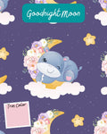 Goodnight Moon - PAWjama with Pink Neck & Trim/Sleeves
