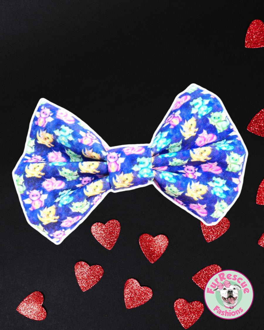Dragon Love Recycled Bow Tie / Head Bows