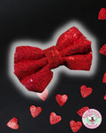 Red Sequin Bow Tie / Head Bows