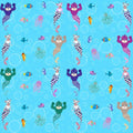 Pittie Mermaids - PAWJama with Lilac Neck & Trim/Sleeves