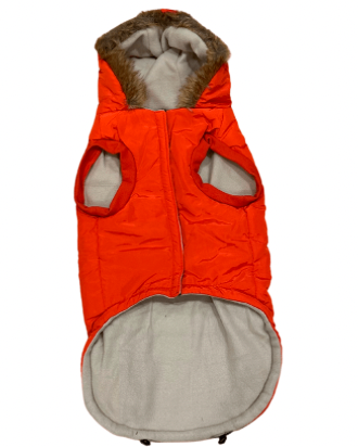 Lightweight Puffer Coat with Hoodie
