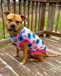 Cookie Monster Pink - PAWJama with Hot Pink Trim & Neck