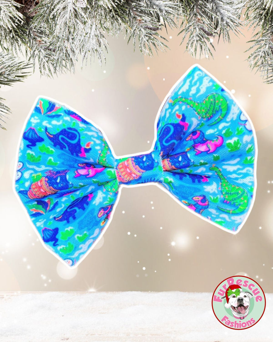 Dyno-Snow-Rus Recycled Bow Tie / Head Bows