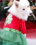 Christmas Tutu Dress with Velcro Closure