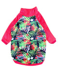 Christmas Trees Abstract- PAWJama with Red Trim/Sleeves