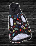 Furri Vuitton Multicolor - PAWjama with Black Neck & Trim/Sleeves