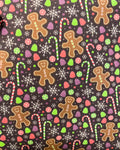 Gingerbread Man Fabric Collar 1.5”