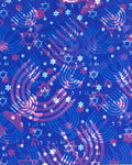 Happy Hanukkah- PAWJama with Lilac Trim/Sleeves