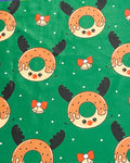Reindeer Donuts - PAWJama with Red Trim/Sleeves