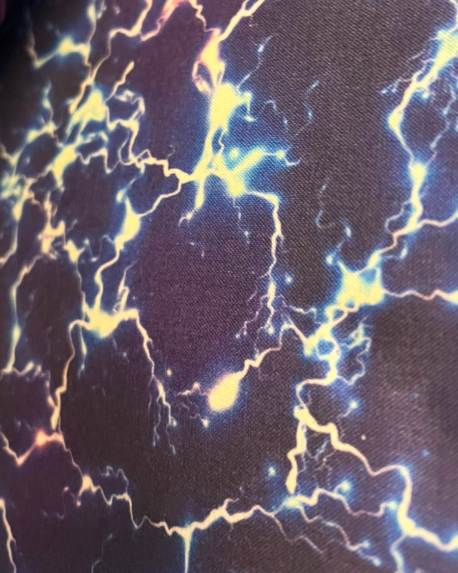 Night Lightning Fabric Collar 1.5”