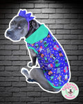 Doggie Monster Mash - PAWjama with Green OR Black Neck & Trim/Sleeves