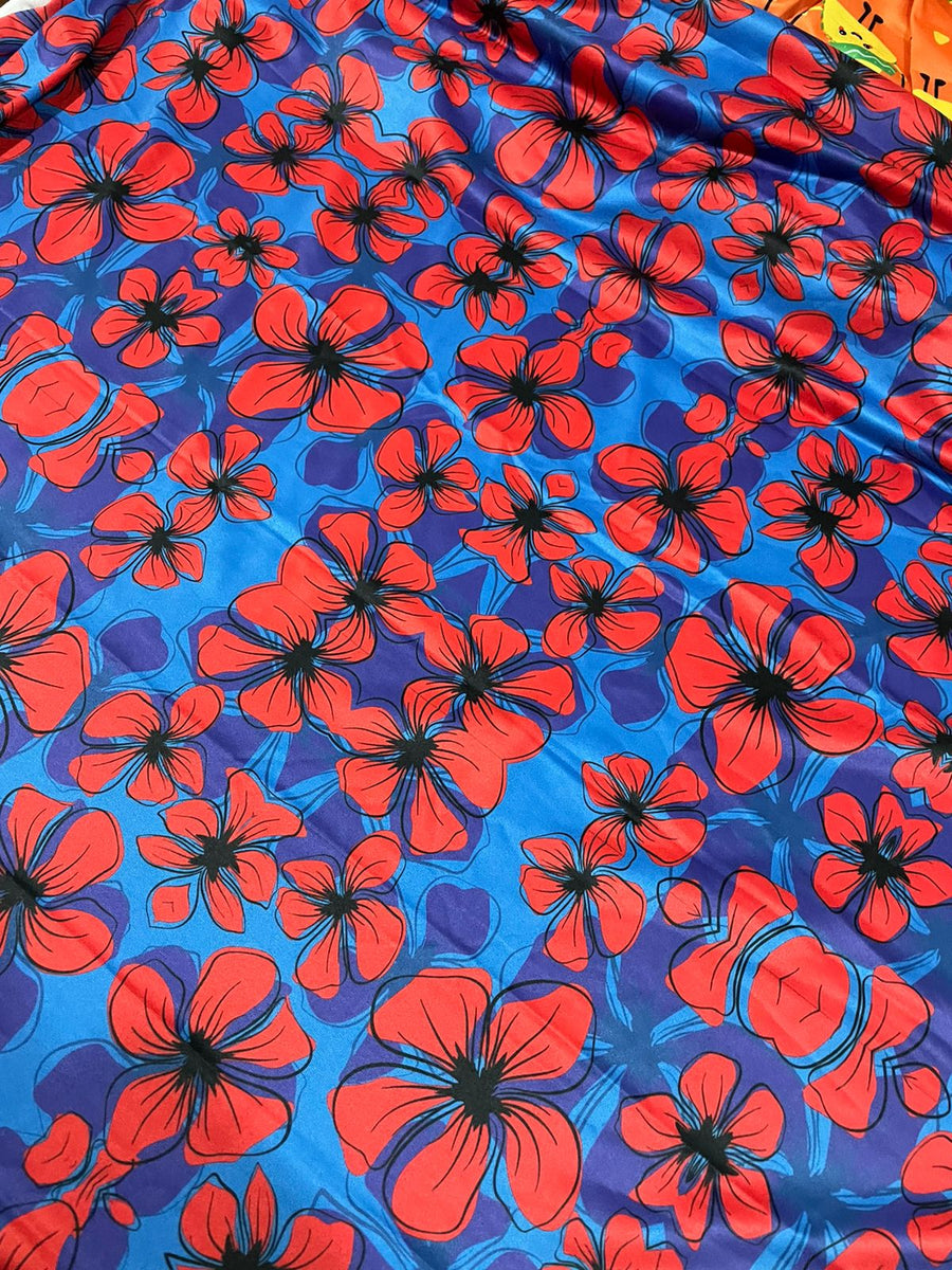 Memorial Day Poppies - PAWJama with Red Neck & Trim/Sleeves