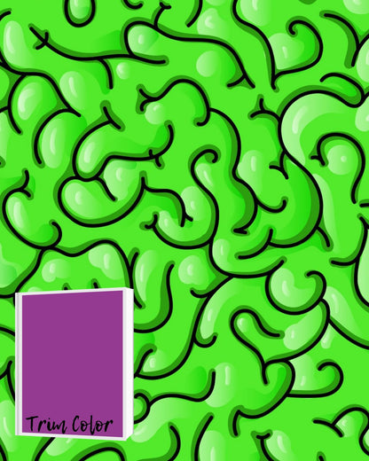 Brain Gallore - PAWjama with Purple Neck & Trim/Sleeves