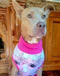 Pink Be My Boo - PAWjama with Fuchsia Trim/Sleeves