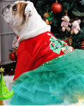 Christmas Tutu Dress with Velcro Closure