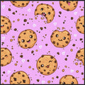 Pink Chocolate Chip Cookies - PAWJama with Pink Neck and Trim