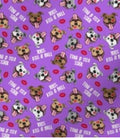 Kiss a Bull & Purple Tie Dye Dye Bandana with Snaps