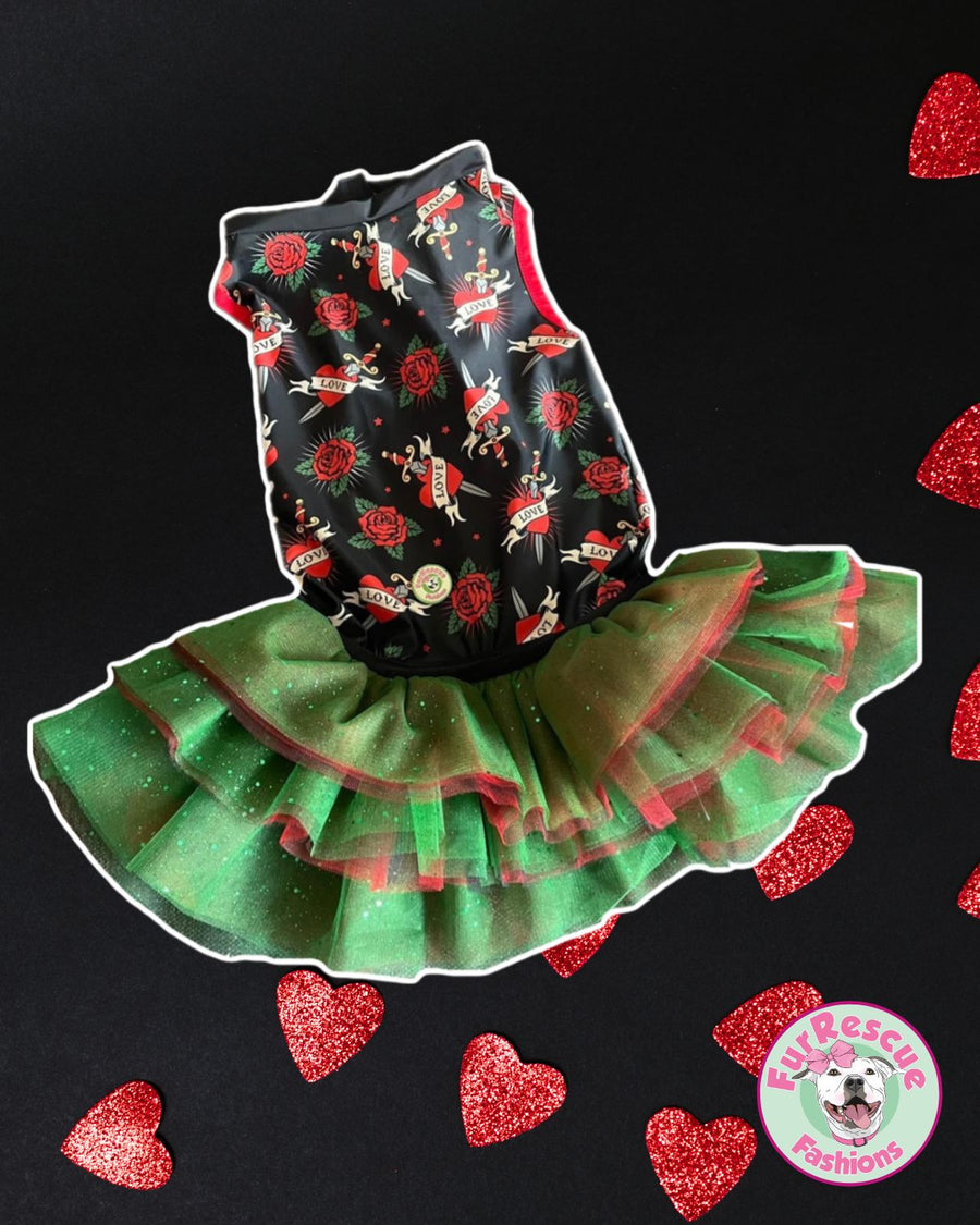 Lucky In Love Tutu Dress (Available in any pattern)