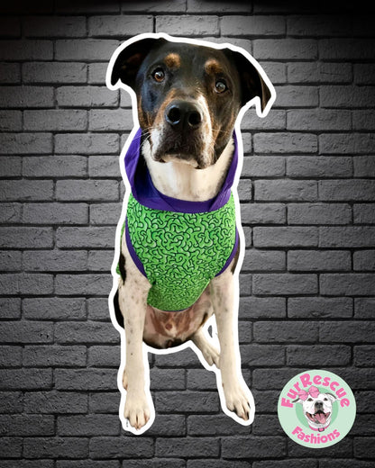 Brain Gallore - PAWjama with Purple Neck & Trim/Sleeves