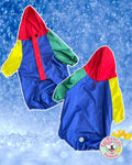 Multicolored Rain Jacket - Cape - Vest