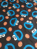 Cookie Monster Blue - PAWJama with Black Trim & Neck