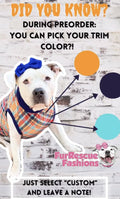 Polar Opposites - PAWjama with option of Mustard or Pink Neck & Trim/Sleeves